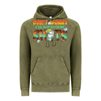 Vintage Olive dont worry ive had both my shots Vintage Hoodie - texasbilliewilder