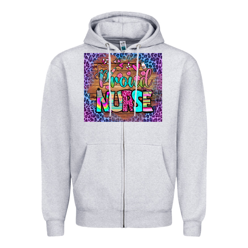 Proud Nurse Tumbler Zipper Hoodie by BundleAndBundleShop | Teevron