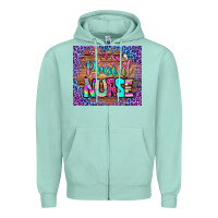 Seafoam proud nurse tumbler Zipper Hoodie - BundleAndBundleShop