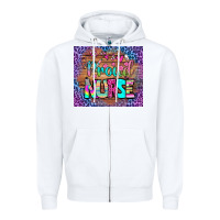 White proud nurse tumbler Zipper Hoodie - BundleAndBundleShop