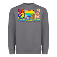 Storm peace love rock pride Heavyweight Sweatshirt - texasbilliewilder