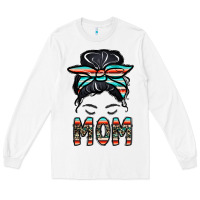 White mom Long Sleeve Tee - CowhideDigitalArt