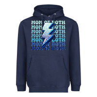 Navy mom of both boys Heavyweight Hoodie - MaliasSmallBusiness