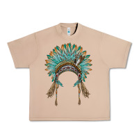 Burro native american headdress turquise Urban Heavy Tee - BarkalooDesign