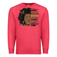 Cardinal afro woman smart loved powerful Premium Sweatshirt - MaliasSmallBusiness