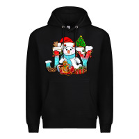 Black joy christmas with snowman bbs Premium Hoodie - BundleAndBundleShop
