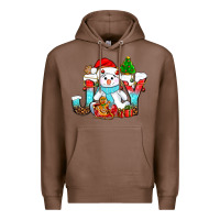 Chestnut joy christmas with snowman bbs Premium Hoodie - BundleAndBundleShop