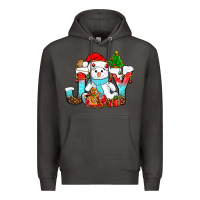 Smoke joy christmas with snowman bbs Premium Hoodie - BundleAndBundleShop