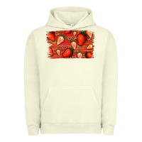 Pigment Pistachio Strawberry Background Urban Hoodie - Bettercallsaul
