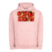 Pigment Salmon Strawberry Background Urban Hoodie - Bettercallsaul
