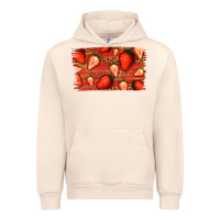 Sandshell Strawberry Background Urban Hoodie - Bettercallsaul