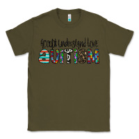 Army Green accept. understand love autism Classic Tee - CowhideDigitalArt