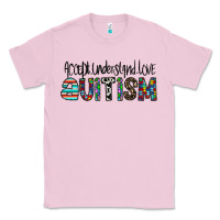 Bubblegum Pink accept. understand love autism Classic Tee - CowhideDigitalArt