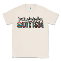 Natural accept. understand love autism Classic Tee - CowhideDigitalArt