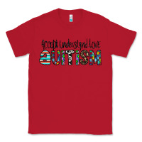 Red accept. understand love autism Classic Tee - CowhideDigitalArt