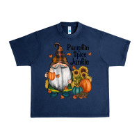 Navy pumpkin spice junkie Urban Heavy Tee - RanaPortraitStore