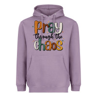 Lavender pray throthe chaos Heavyweight Hoodie - MaliasSmallBusiness
