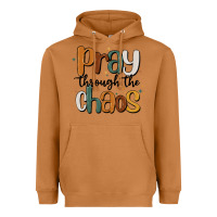 Meerkat pray throthe chaos Heavyweight Hoodie - MaliasSmallBusiness