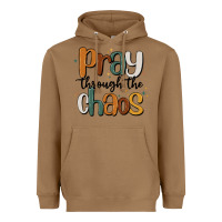 Pray Throthe Chaos Heavyweight Hoodie | Teevron