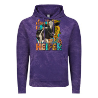 Cloud Purple dont be a salty heifer with sunflowers Vintage Hoodie - texasbilliewilder