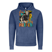 Vintage Denim dont be a salty heifer with sunflowers Vintage Hoodie - texasbilliewilder