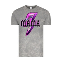 Cloud Rock mama neon leopard lightning bolt Vintage Tee - texasbilliewilder