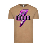Vintage Coffee mama neon leopard lightning bolt Vintage Tee - texasbilliewilder