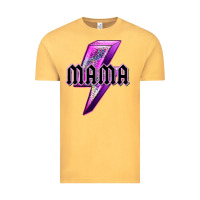 Vintage Mustard mama neon leopard lightning bolt Vintage Tee - texasbilliewilder