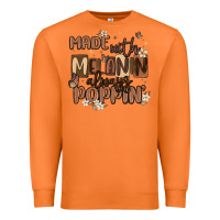Carrot made with melanin always poppin Premium Sweatshirt - MaliasSmallBusiness