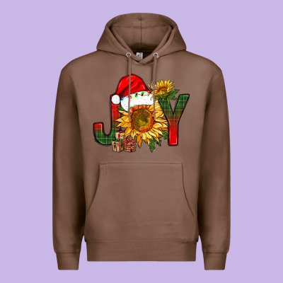 Joy Christmas With Sunflower Bbs Premium Hoodie Designed By Bundleandbundleshop