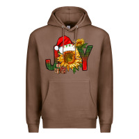 Chestnut joy christmas with sunflower bbs Premium Hoodie - BundleAndBundleShop