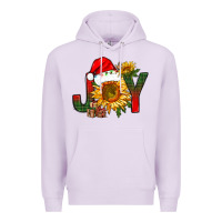 Lilac joy christmas with sunflower bbs Premium Hoodie - BundleAndBundleShop