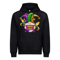 Black mardi gras gnomes fleur de lis Urban Hoodie - RanaPortraitStore