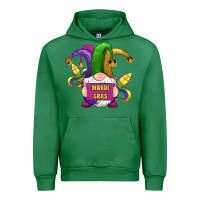 Emerald mardi gras gnomes fleur de lis Urban Hoodie - RanaPortraitStore