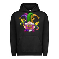 Pigment Black mardi gras gnomes fleur de lis Urban Hoodie - RanaPortraitStore