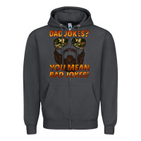 Smoke dad jokes you mean rad jokes Zipper Hoodie - Artiststas