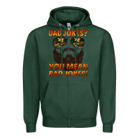 Sports Green dad jokes you mean rad jokes Zipper Hoodie - Artiststas