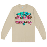 Mushroom floral nurse preview Long Sleeve Tee - AdoDesignShop