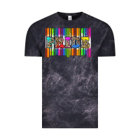 Cloud Black pride barcode Vintage Tee - Zillion Design Studio