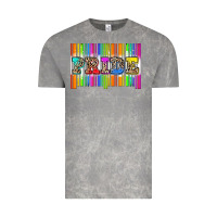 Cloud Rock pride barcode Vintage Tee - Zillion Design Studio