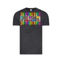 Vintage Black pride barcode Vintage Tee - Zillion Design Studio
