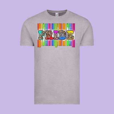 Pride Barcode Vintage Tee Designed By Zillion Design Studio