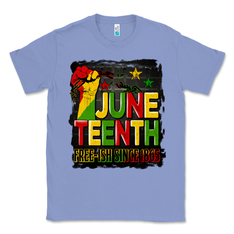 Juneteenth Fist Free Ish Since 1865 With Background Classic Tee by HRA Design Shop | Teevron