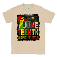 Mushroom juneteenth fist free ish since 1865 with background Classic Tee - HRA Design Shop