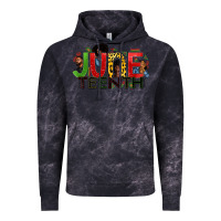 Cloud Black JUNE TEENTH Vintage Hoodie - Zillion Design Studio