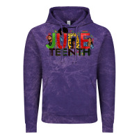 Cloud Purple JUNE TEENTH Vintage Hoodie - Zillion Design Studio