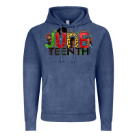 Vintage Denim JUNE TEENTH Vintage Hoodie - Zillion Design Studio