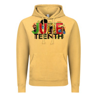 Vintage Mustard JUNE TEENTH Vintage Hoodie - Zillion Design Studio