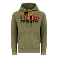Vintage Olive JUNE TEENTH Vintage Hoodie - Zillion Design Studio