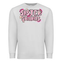 Dove Grey sister saurus Premium Sweatshirt - MaliasSmallBusiness